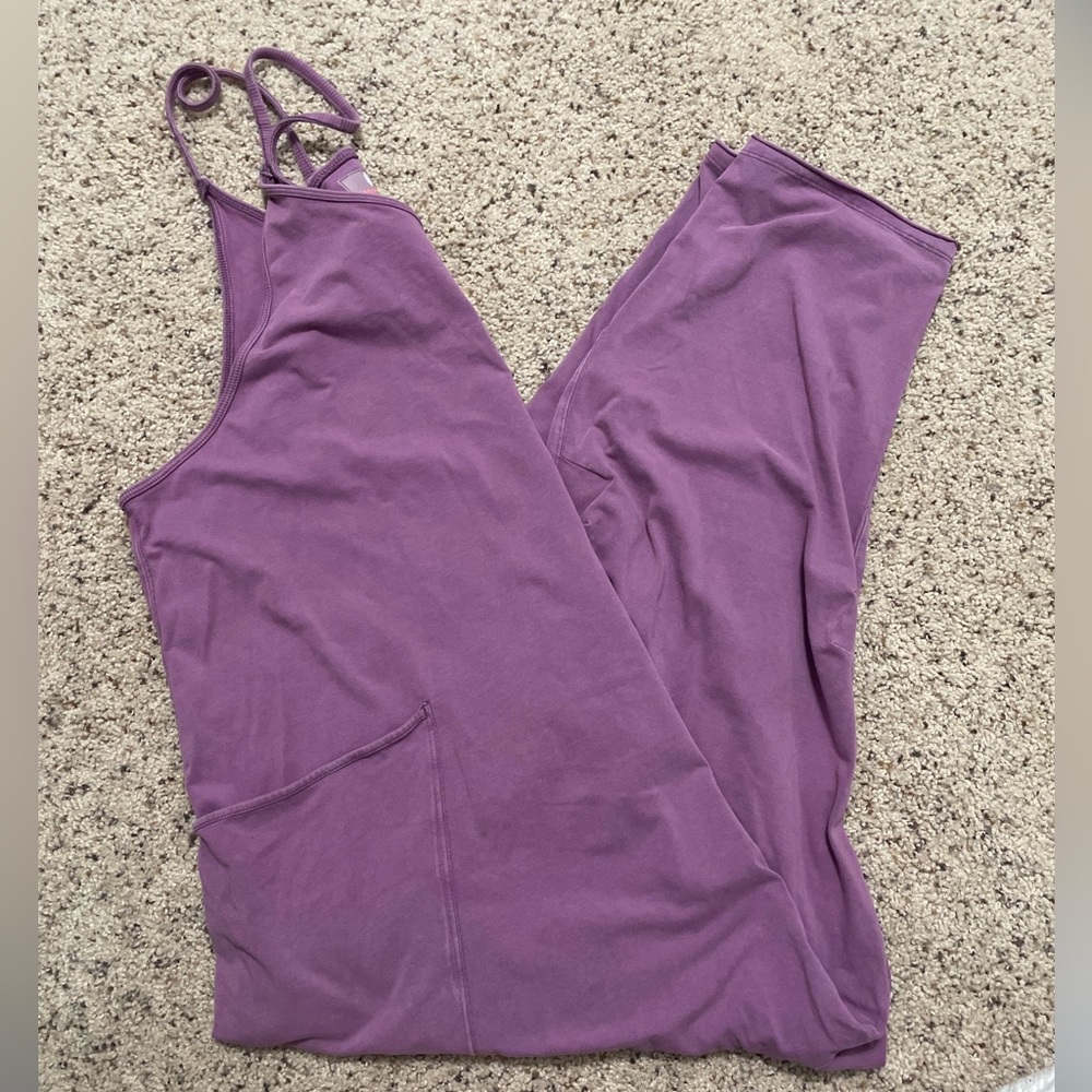 Free People Hot Shot Large Purple Romper